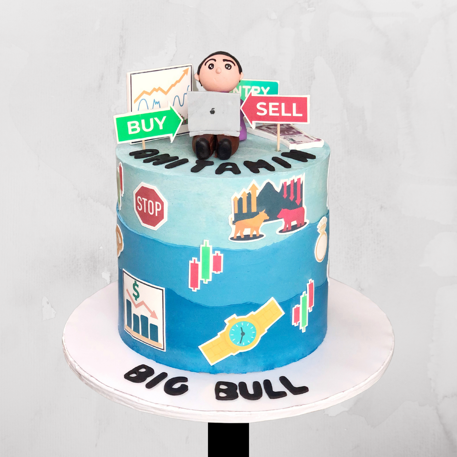 Stock Market Trader Cake